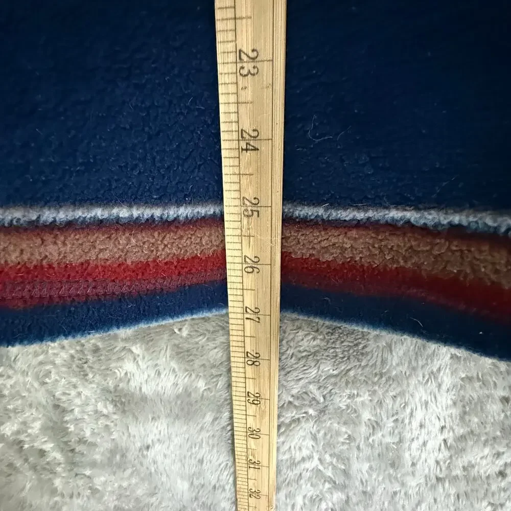 Vintage 90s AEO Blanket Stripe Fleece Southwest Pullover Quarter Zip Jacket M